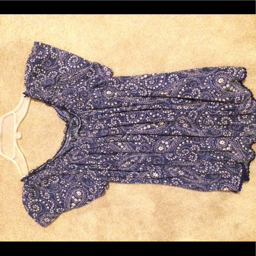 Paisley Peasant Blouse